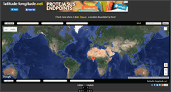 Desktop Screenshot of latitude-longitude.net